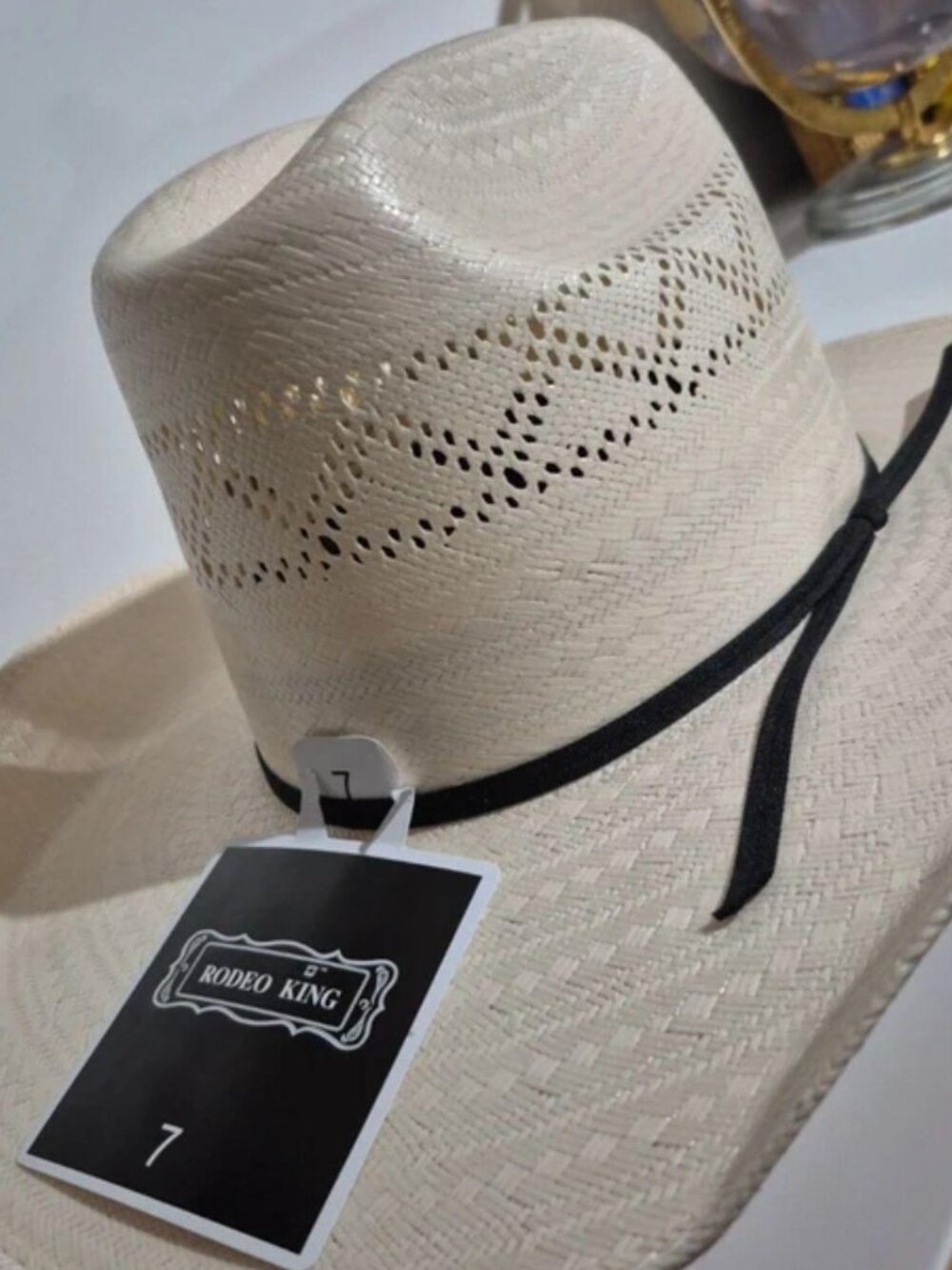 Rodeo King 25x Cowboy Straw Hat NWT